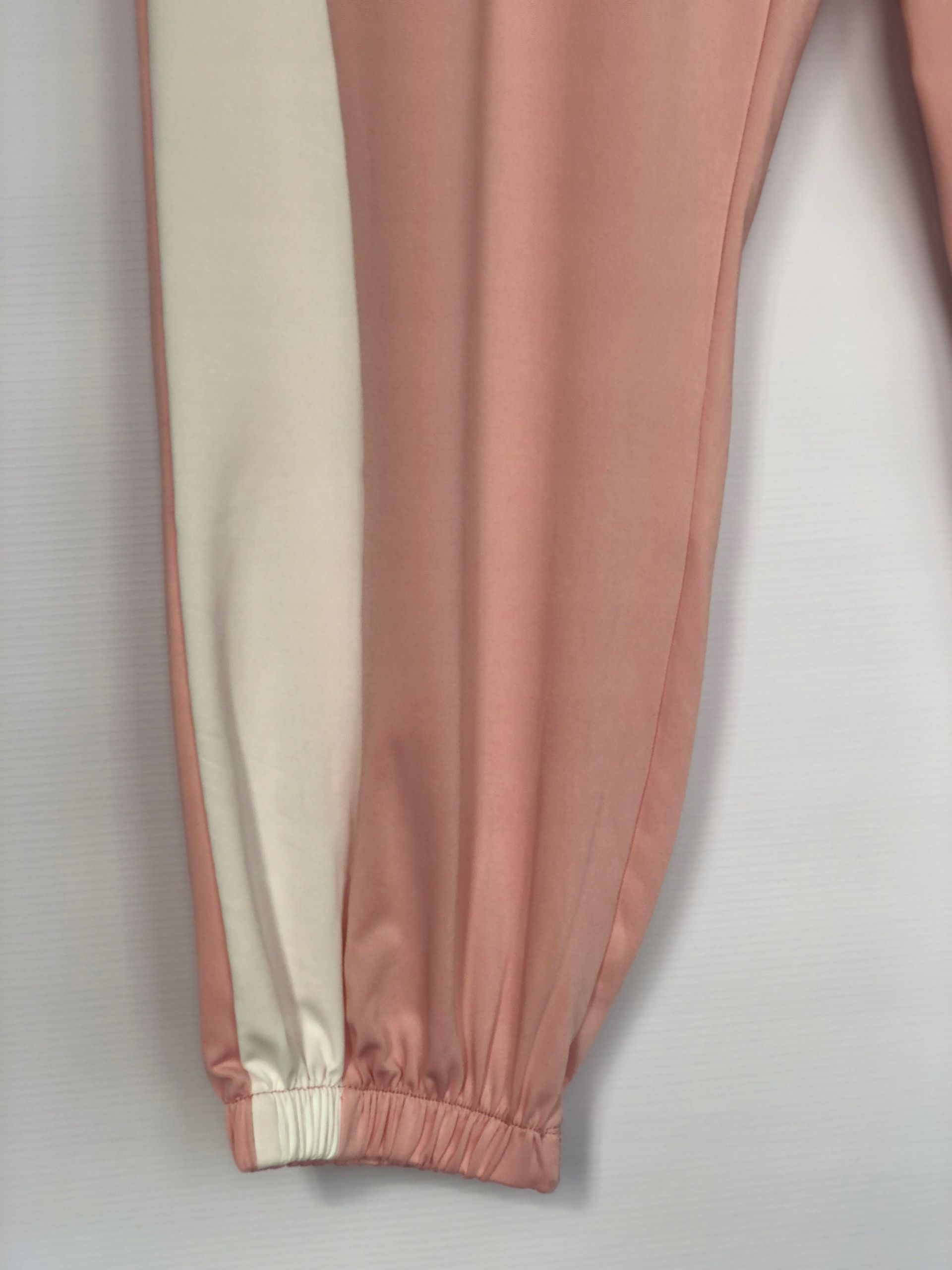 Spodnie Dresowe Z Lampasami Różowe S 36