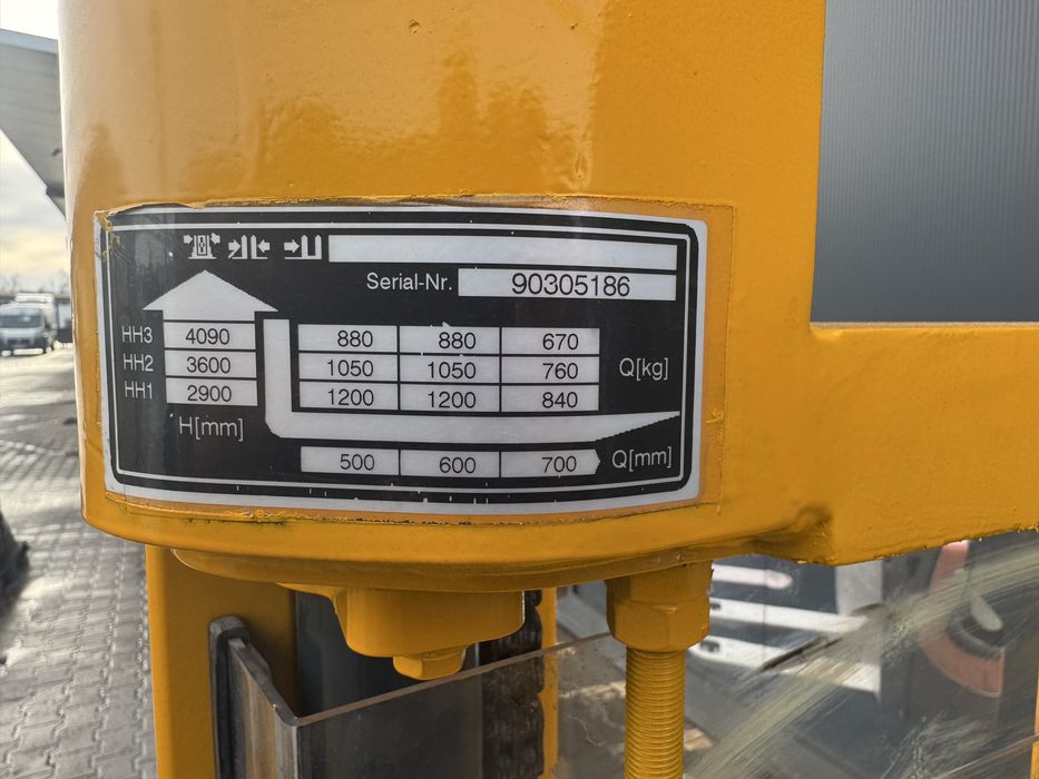 Paleciak elektryczny Jungheinrich Ejc 400 cm 1200 kg wózek Ejc 212
