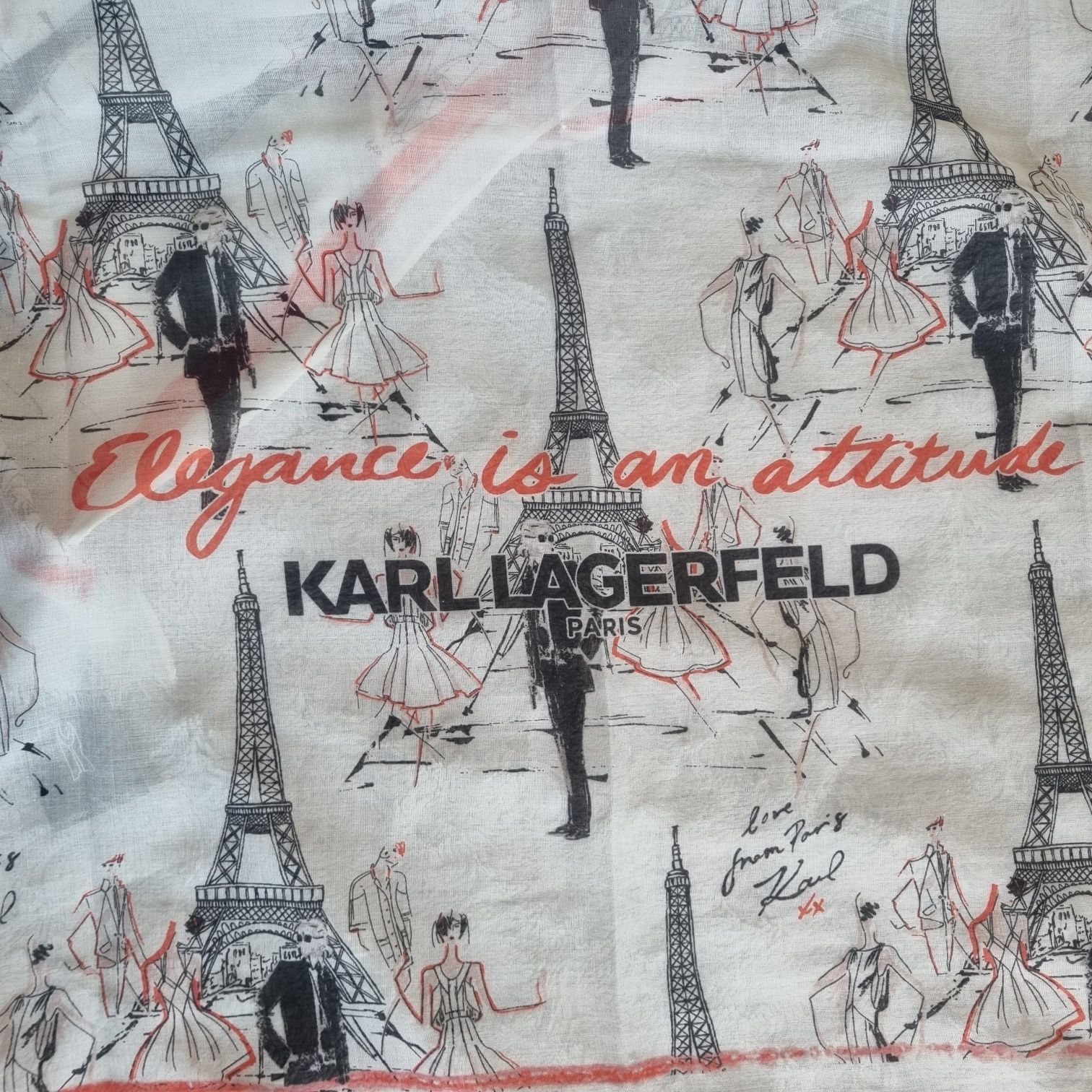 Szal chusta Karl Lagerfeld