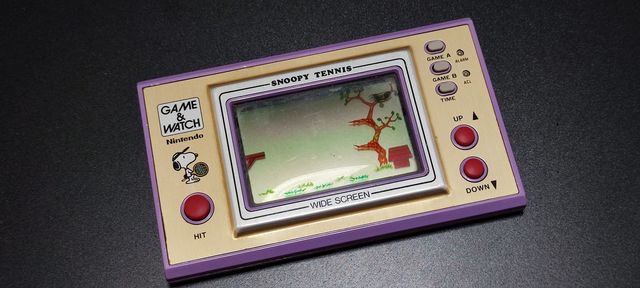 Nintendo sp-30 konsola retro  snoopy tenis