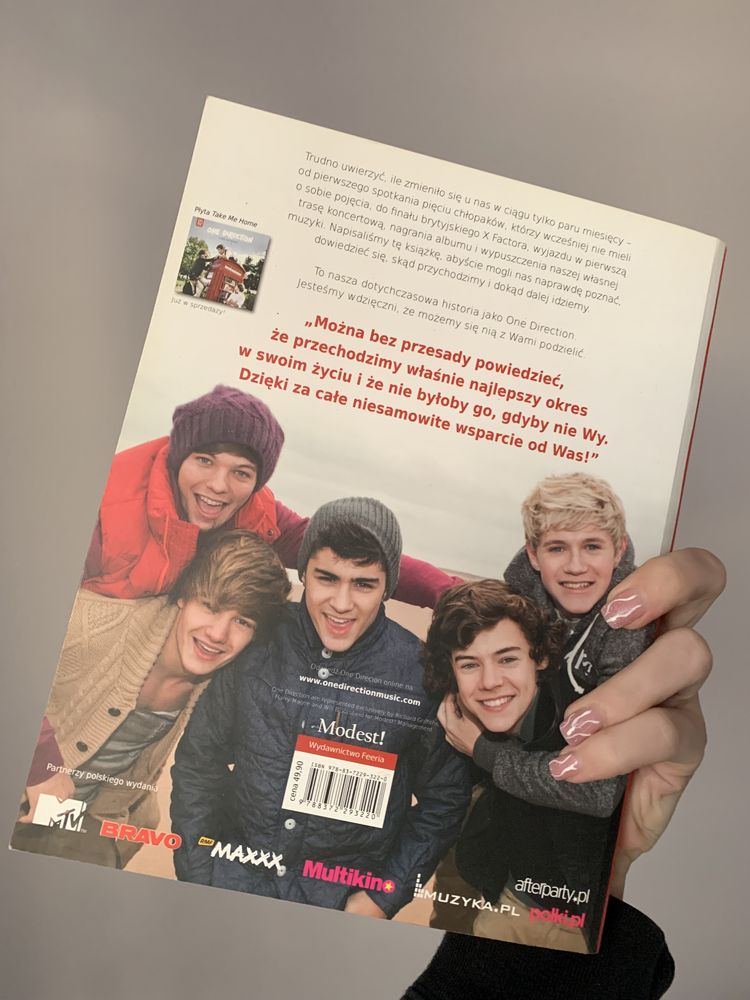 One direction 1D książka biografia autobiografia siła marzeń życie ofi