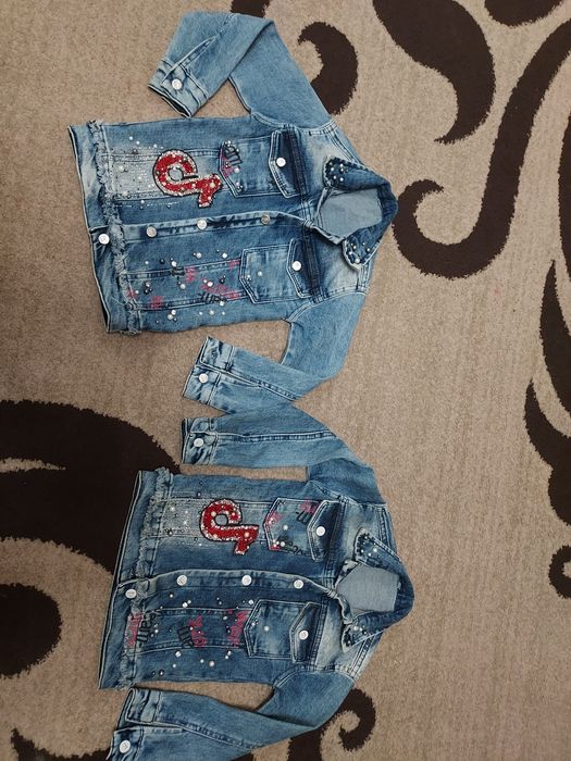 Джинсова курточка для двійнят