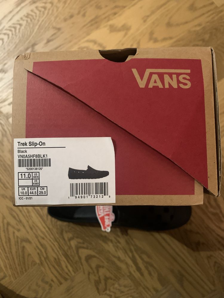 Vans trek slip-on czarne 44,5eu 11us