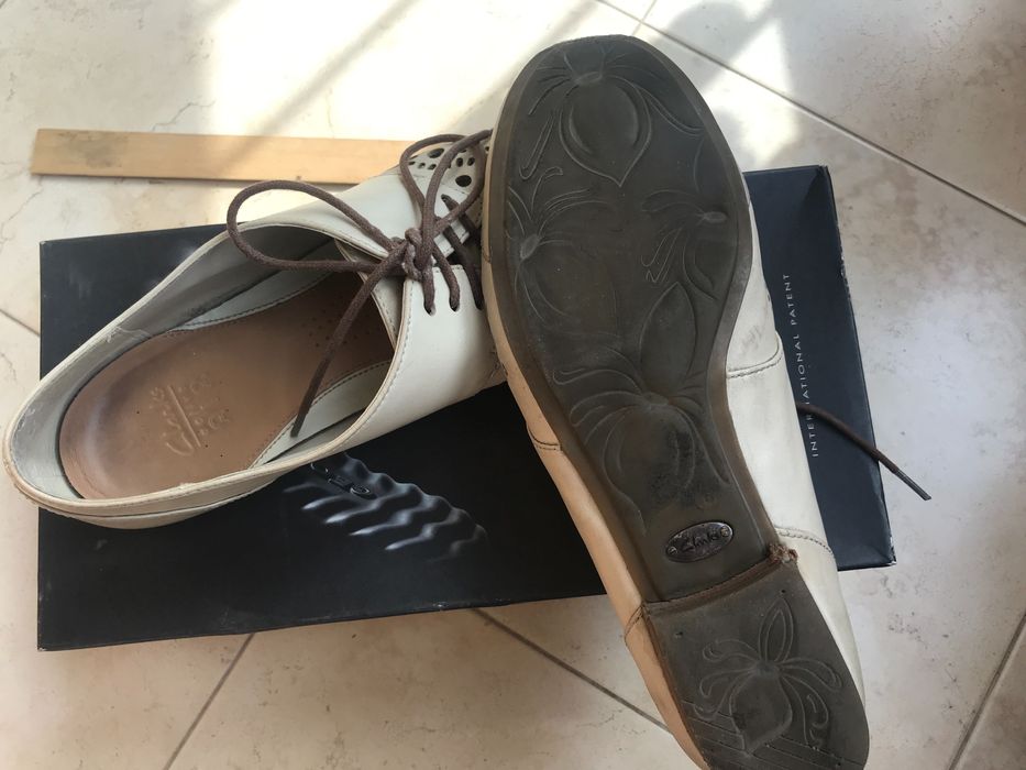 Летние туфли Clarks, р.38-39