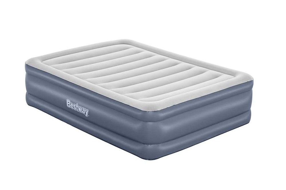 Materac dmuchany 2-osob. 203 x 152 x 51 cm z pompką el. Bestway 6713I.