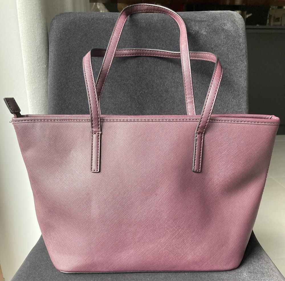 Torebka shopper Aldo fioletowa śliwkowa