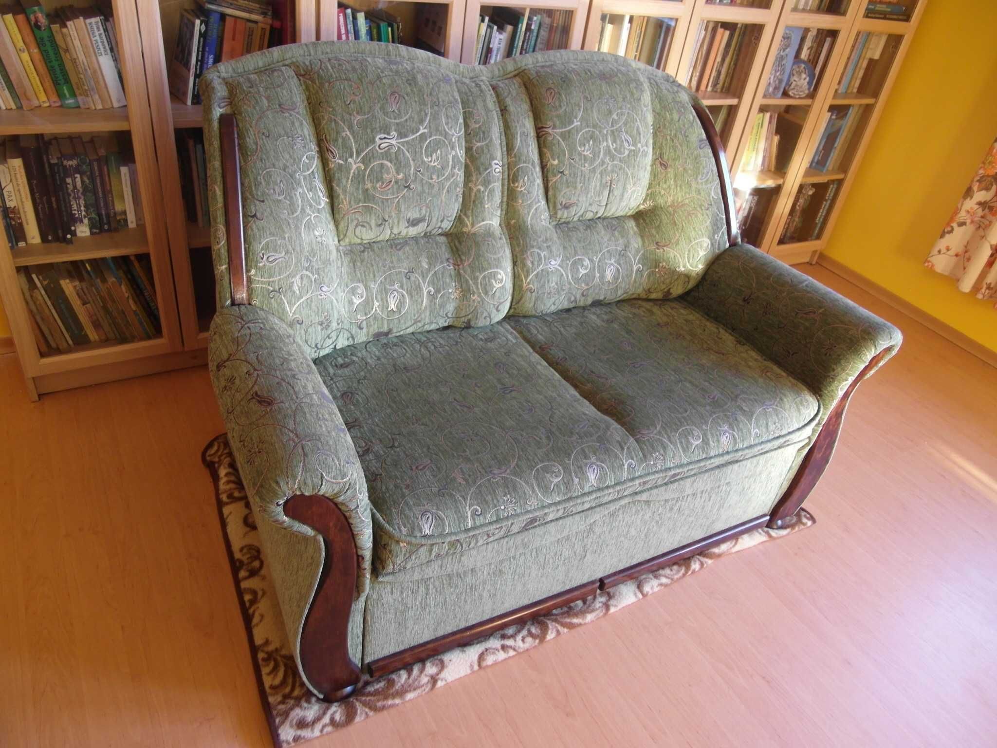 Sofa tapicerowana rozkładana wypoczynek kanapa / niepalący bez kota
