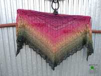 Handmade ręcznie robiona chusta na szydełku