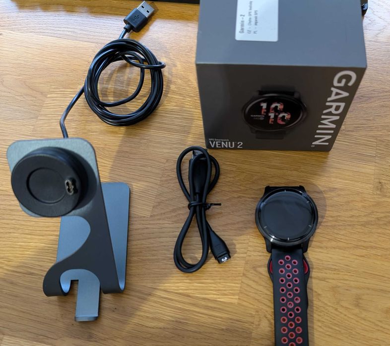 Smartwatch Garmin Venu 2 | Stan BDB | Pełen Zestaw + Ładowarka