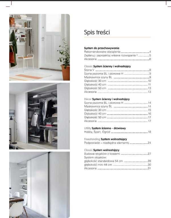 ELFA system szafa garderoba pralnia sklep magazyn akcesoria