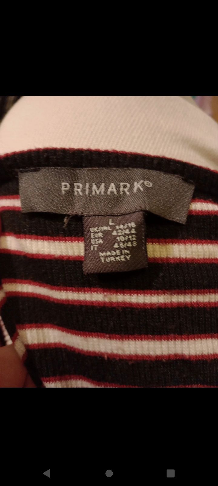 Sweter bluzka primark w paski