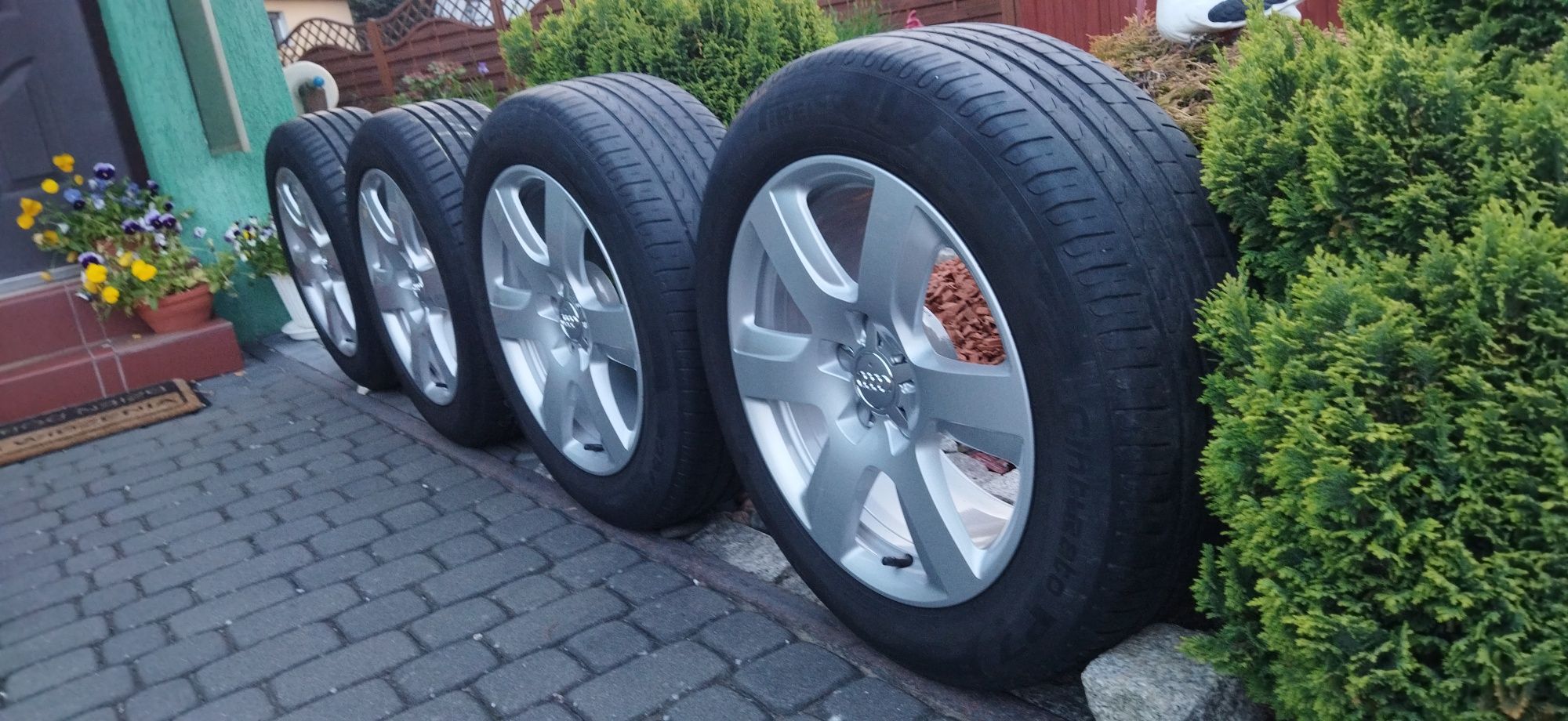 5x112 17 Cali Koła Alu Lato 225/55/17 Audi A6 C6 C7 oryginał