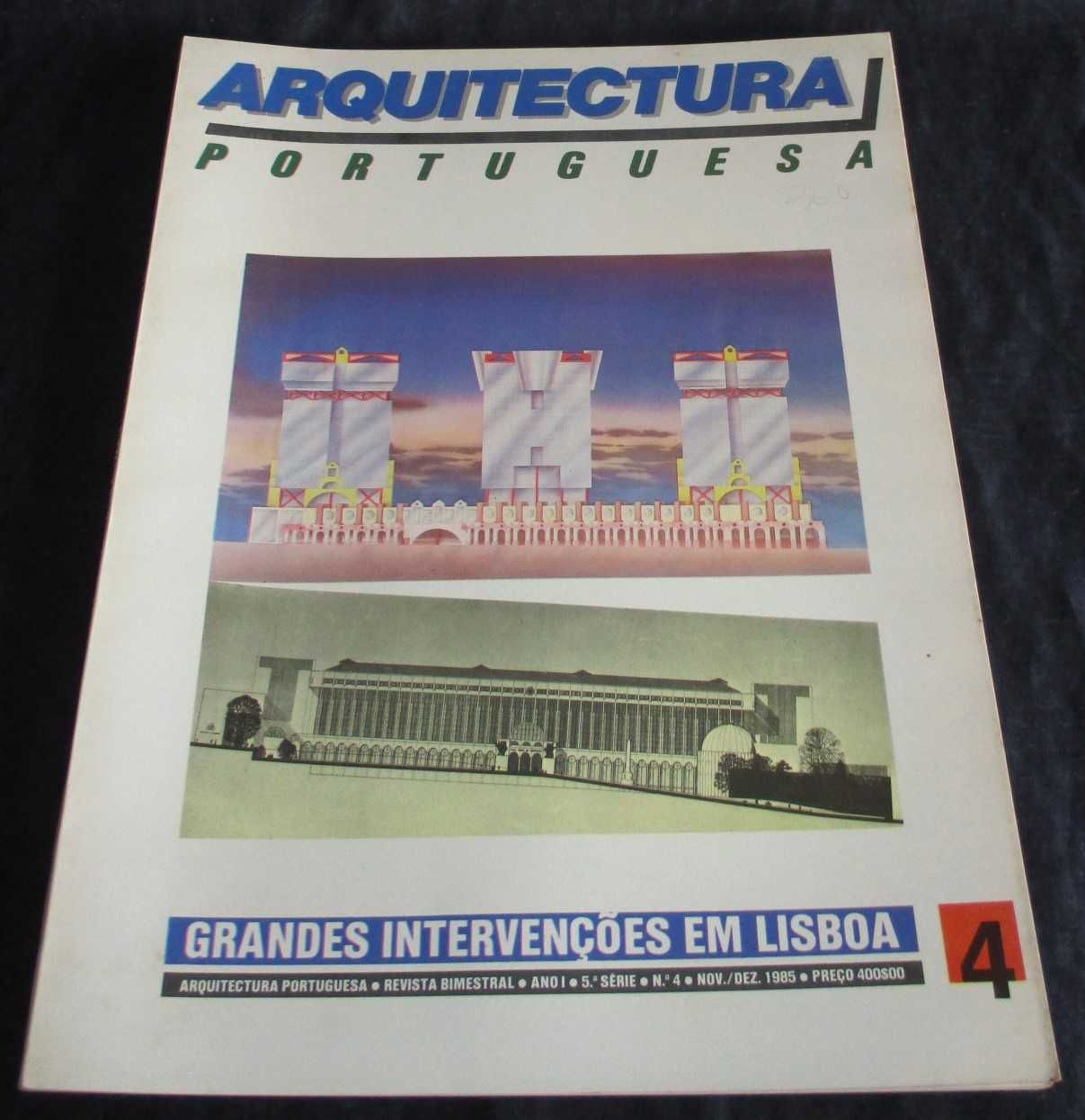 Revistas Arquitectura Portuguesa 5ª Série Números 1 a 10