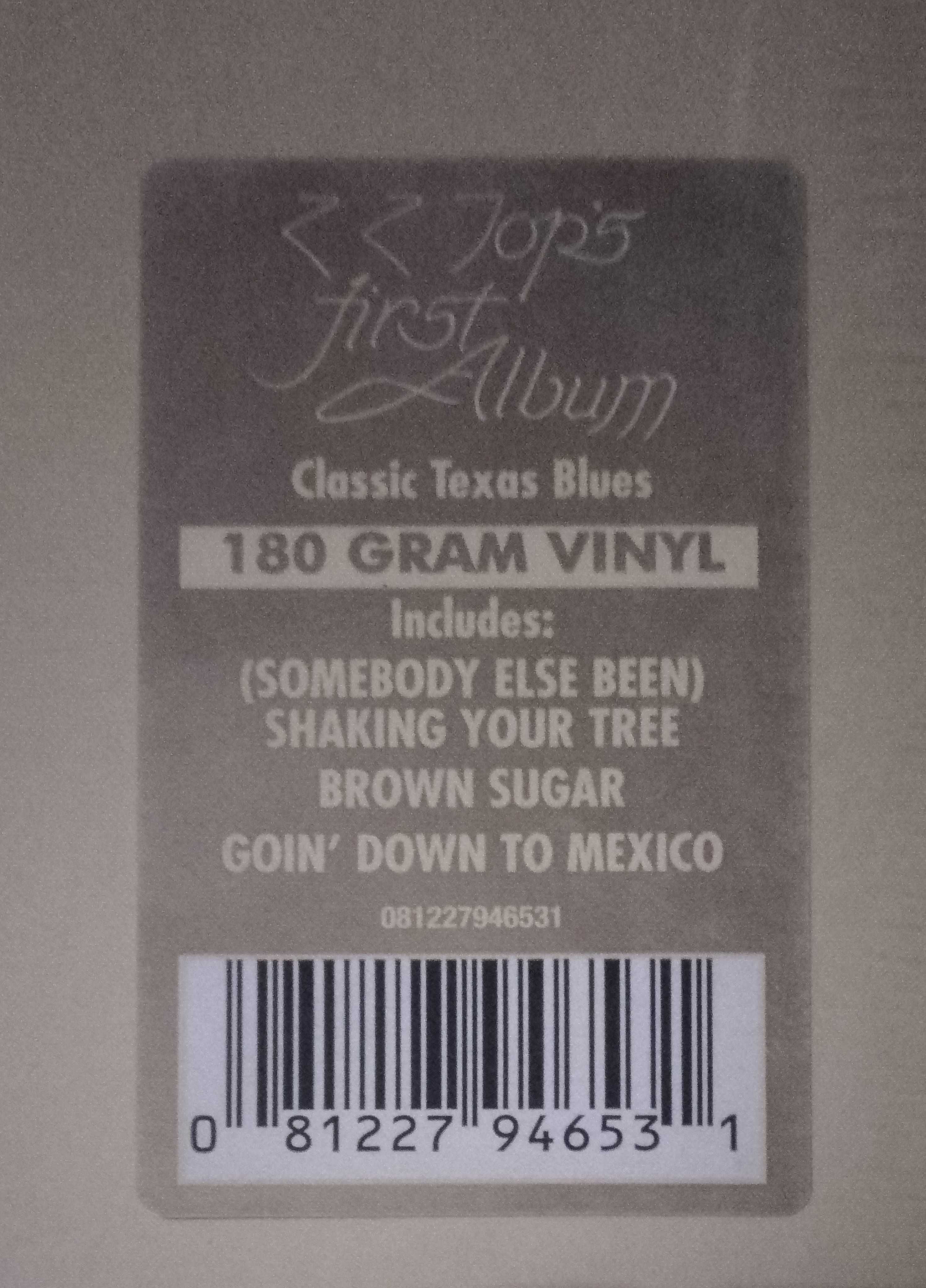 ZZ Top - " First Álbum " ,,, LP em vinil