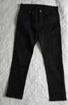 Spodnie H&M czarne skinny r.32 nowe bez metki, skrócone