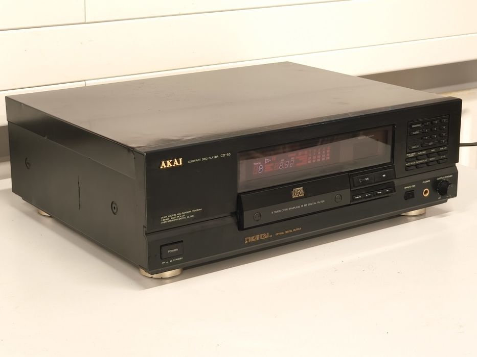 CD плеєр Akai CD-55 ! 2 ЦАПи AD1856N ! Зроблений у Японії !
