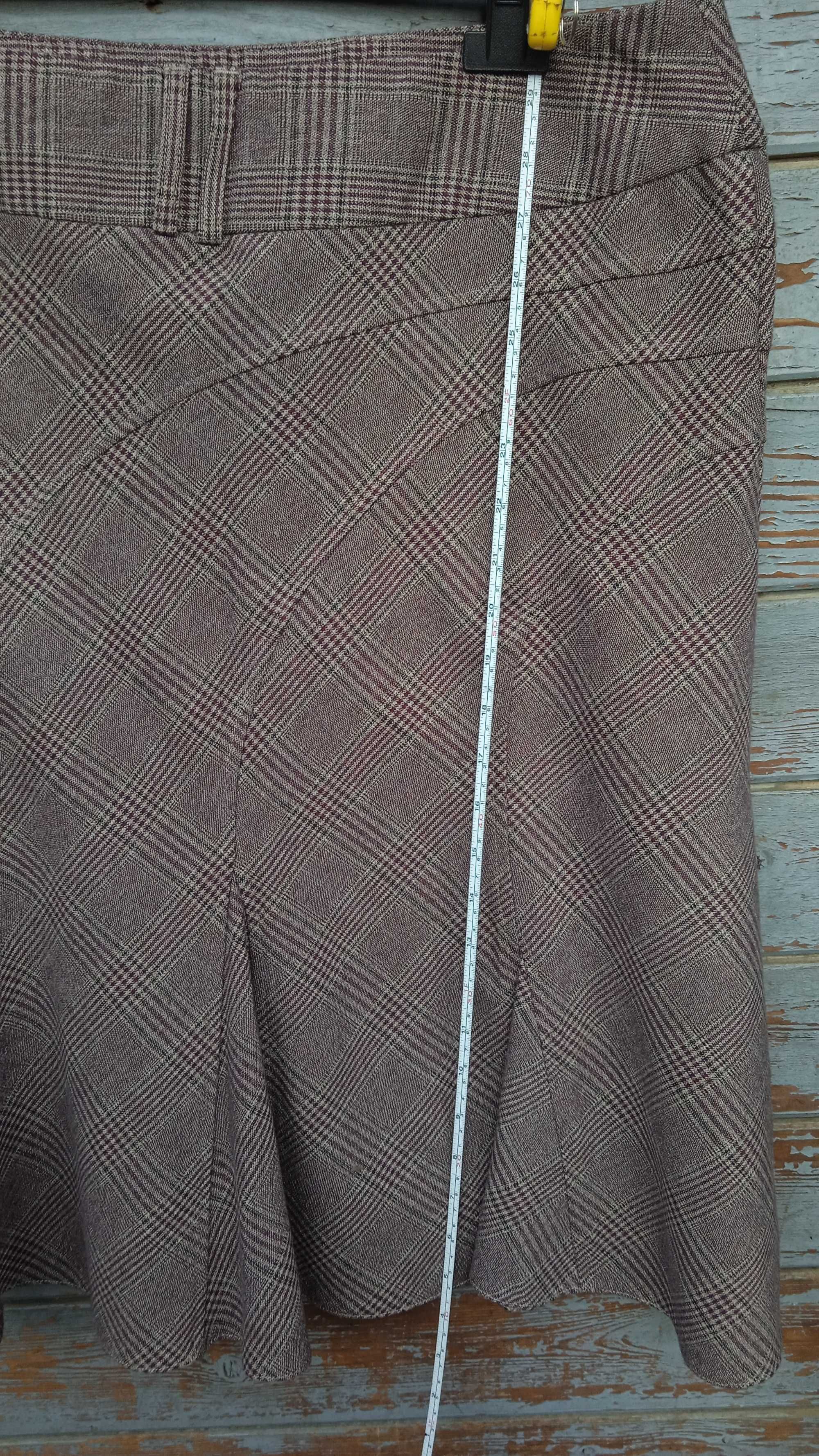 Spódnica rozkloszowana w kratę Next 18 xxxl 46