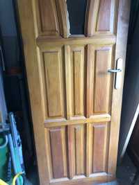 Skrzydło drzwi drewnianych