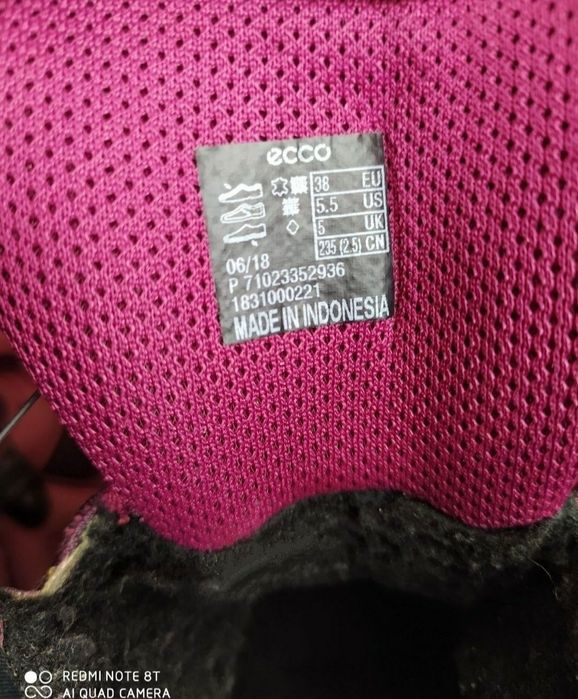 Ecco 38 ботинки на дівчинку зимові чоботи сапоги черевики взуття ессо