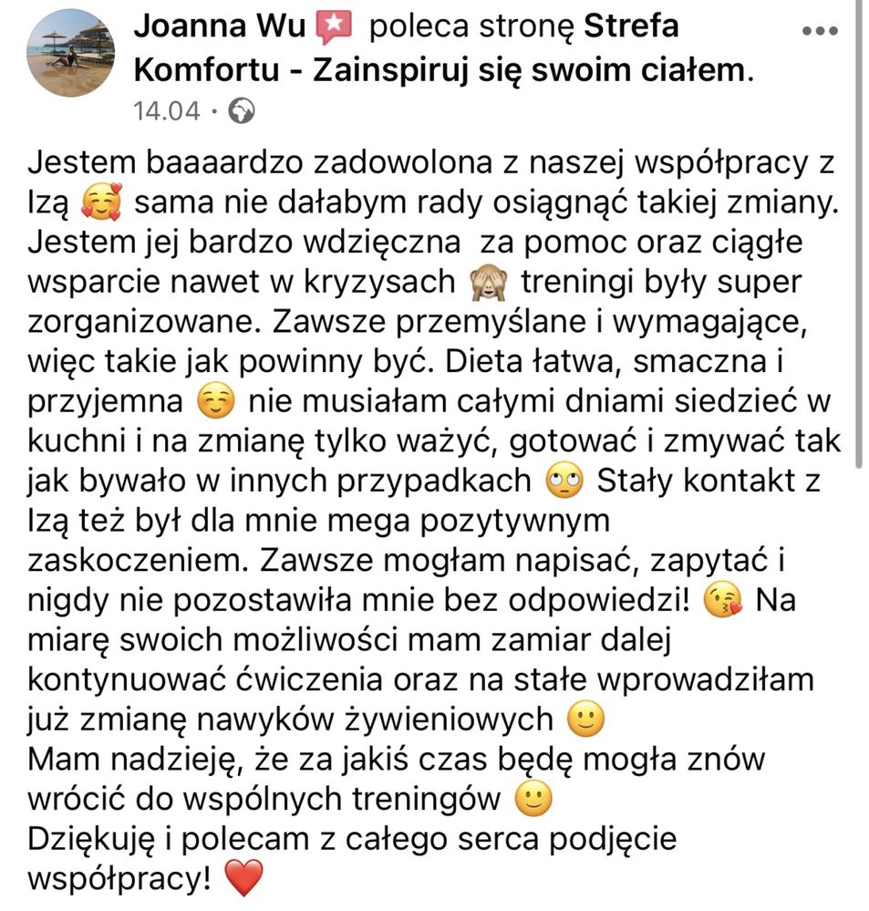 Trener personalny/Treningi personalne, plany żywieniowe i treningowe