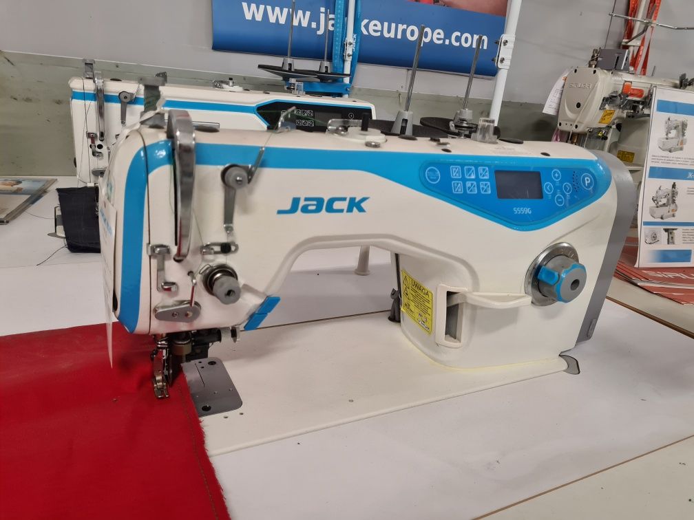 Jack Jk-5559G Stębnówka automat z odkrawaczem / Juki / Siruba
