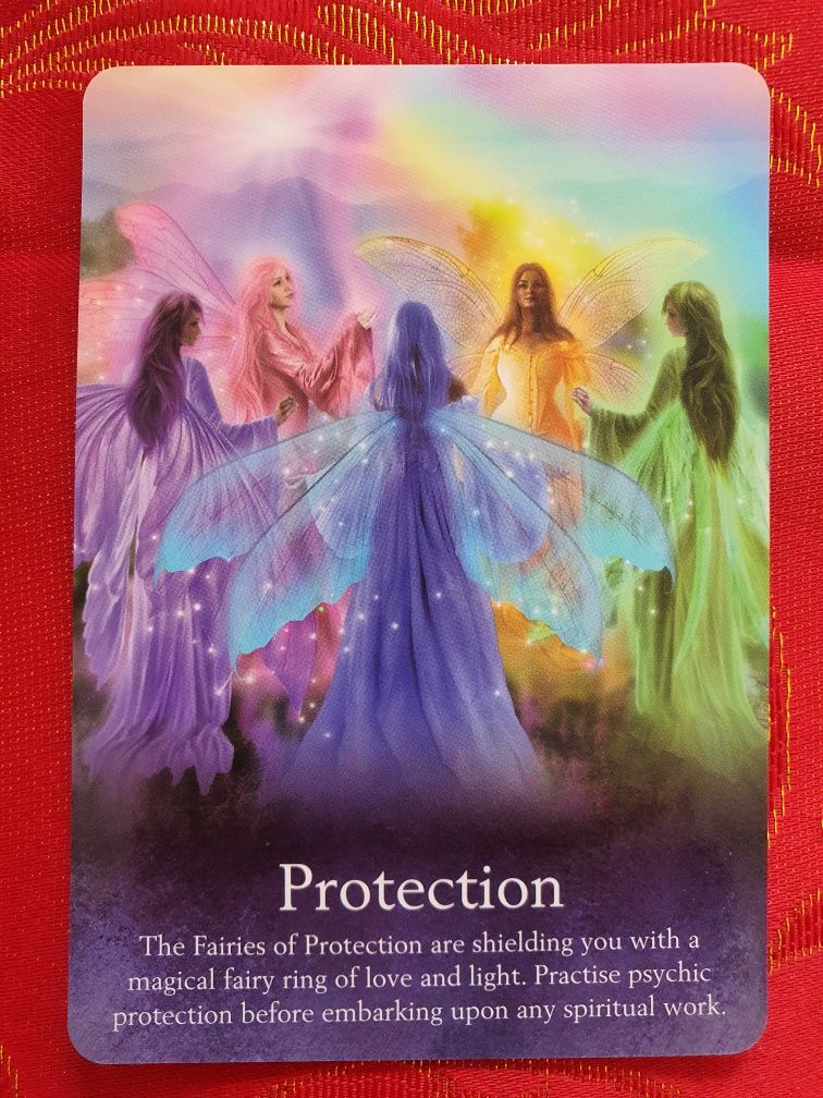Karty Wróżek Oracle of th Fairies Duże Oryginal Wróżki Wyrocznia Magia