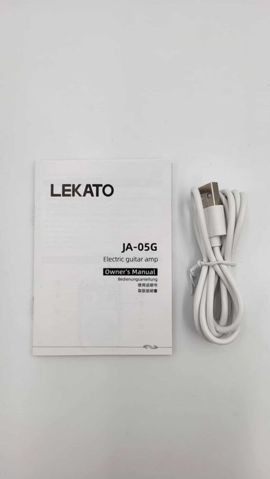 LEKATO JA-05G Mini wzmacniacz gitarowy 5W Bluetooth akumulatorowy