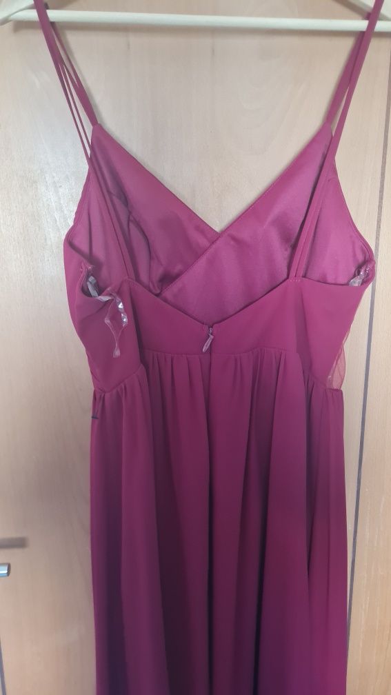 Vestido de cerimonia Bordo