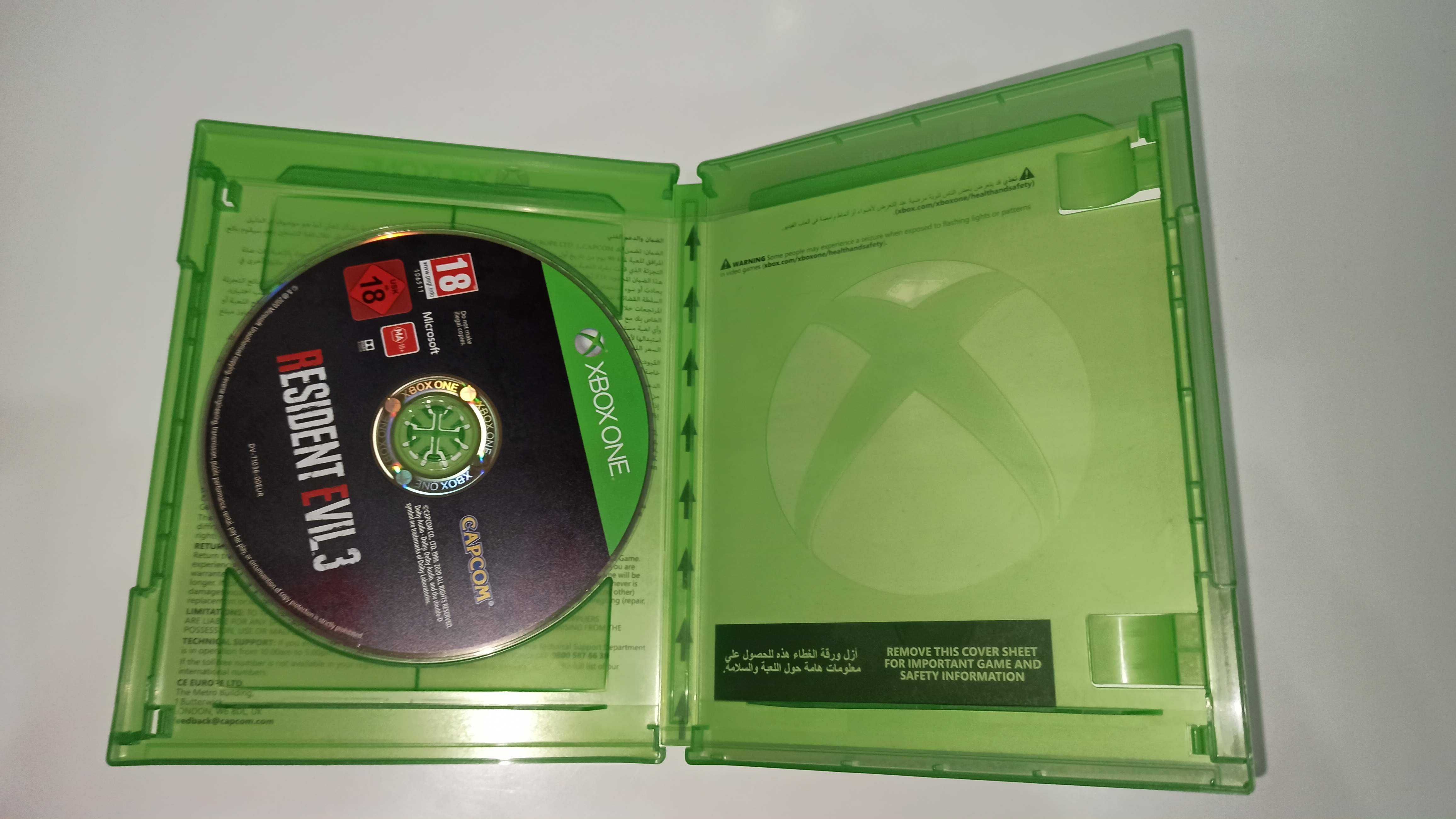 xbox one RESIDENT EVIL 3 REMAKE + OBWOLUTA 3D gra po polsku