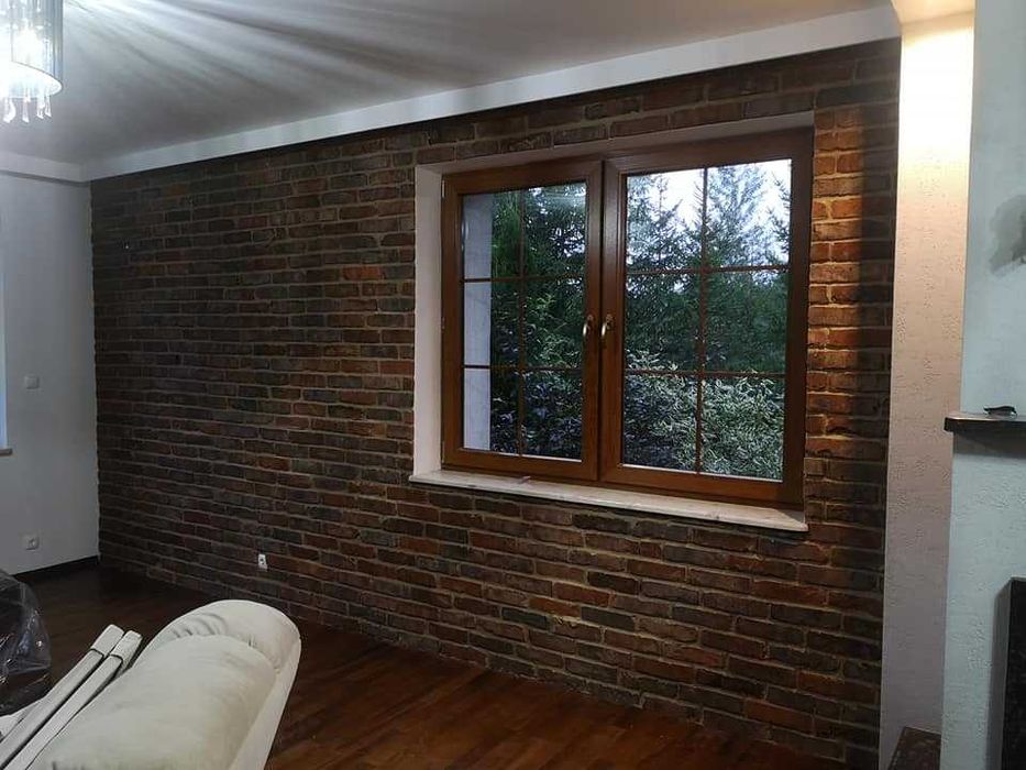 Płytki z starej rozbiórkowej cegły z 1876r. płytki+narożnik