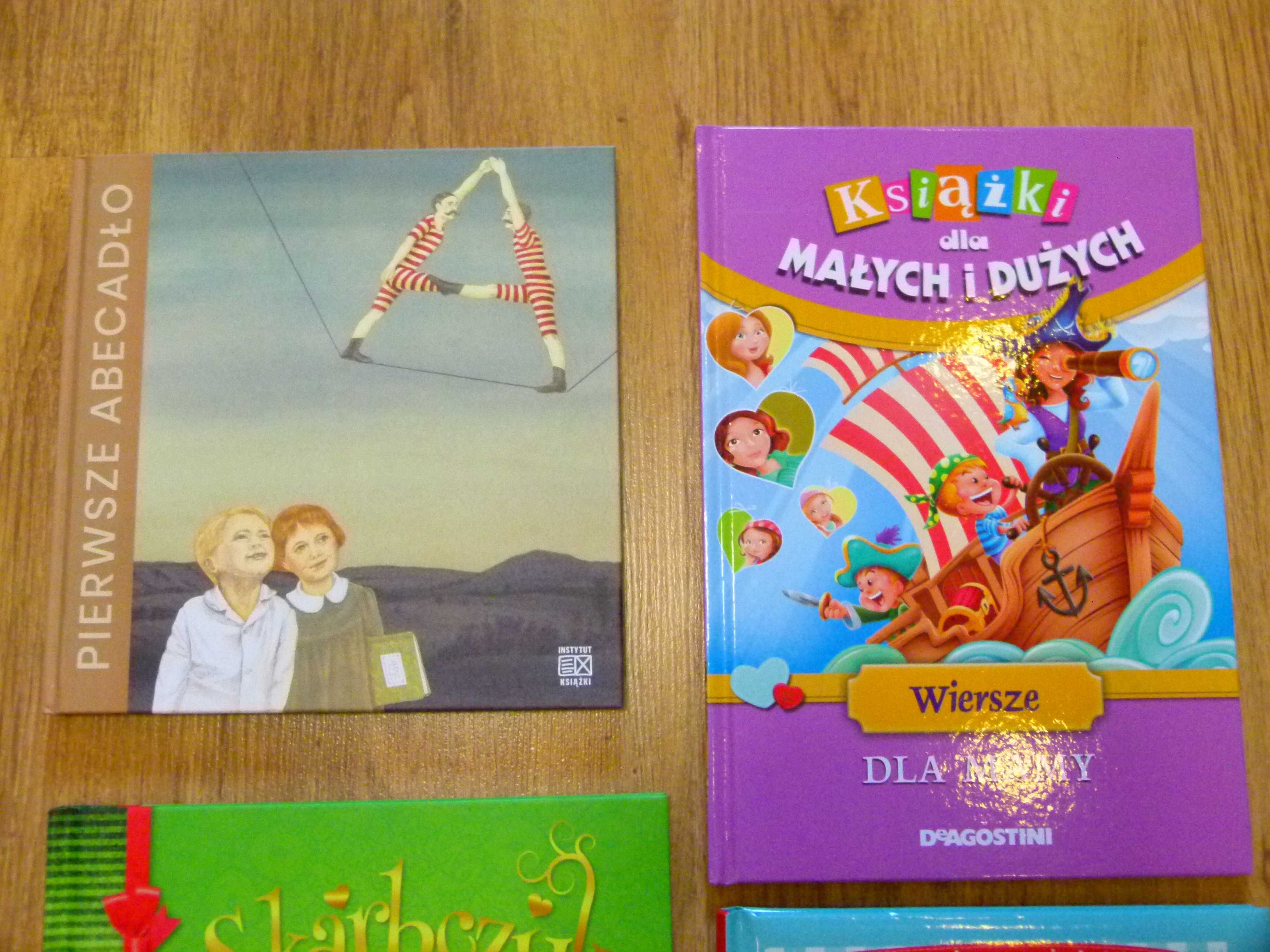 zestaw 4x książka dl dzieci bajki wiersze opowiadania kolorowe obrazki