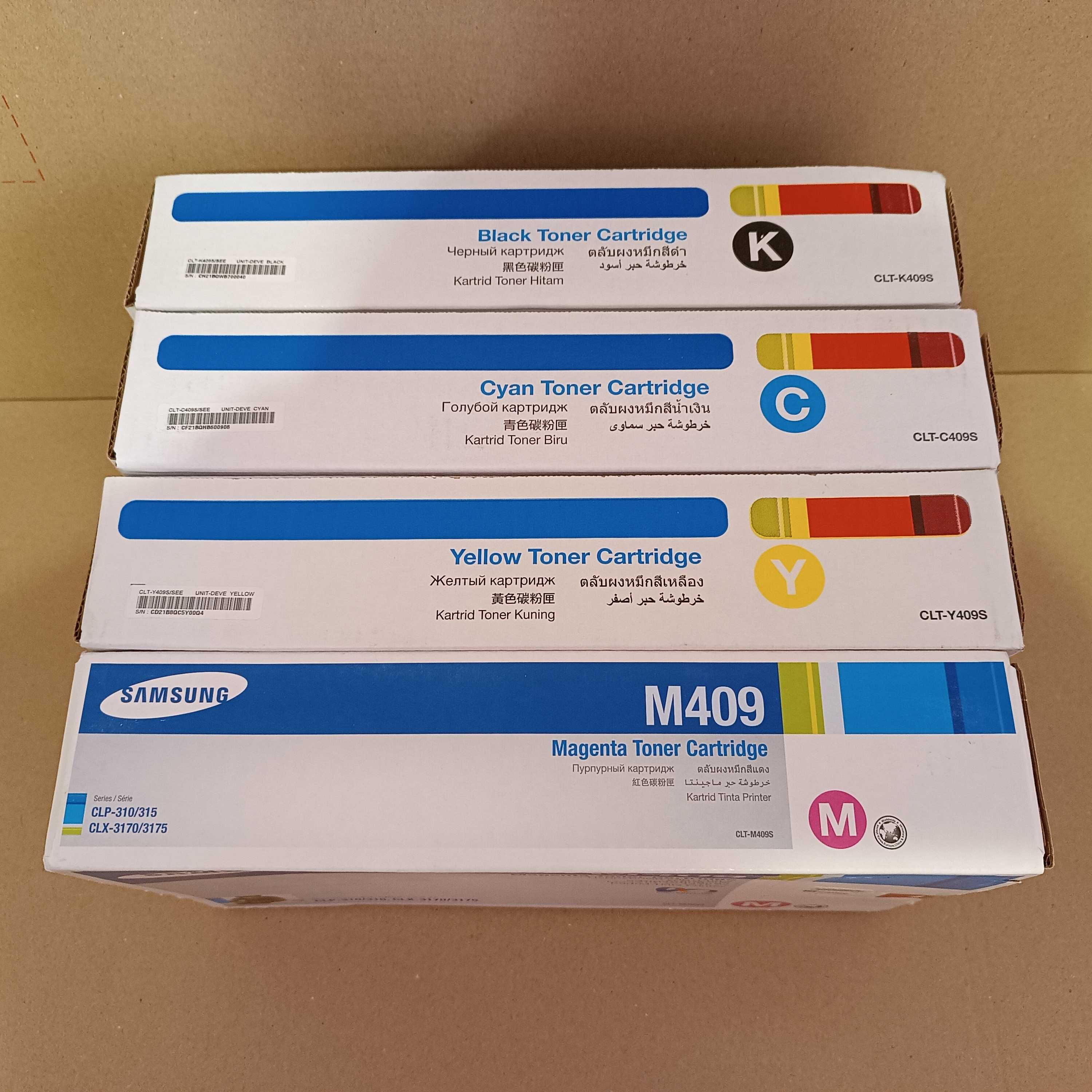 Картридж оригін. Samsung CLT-K409S , CLT-C409S , CLT-M409S , CLT-Y409S