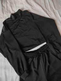 Чорний костюм двійка штани палаццо