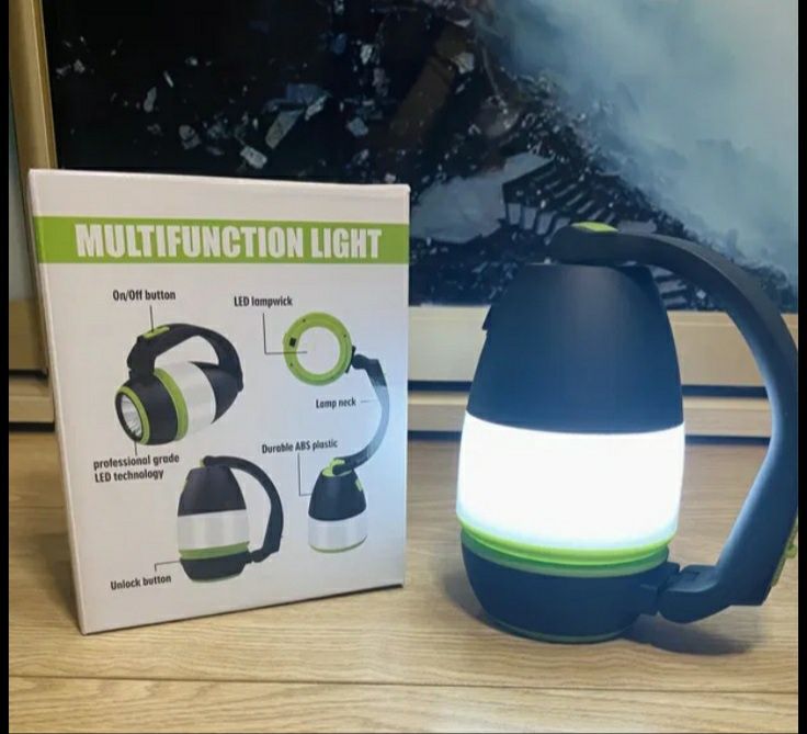 Мультифункціональна лампа-ліхтар/powerbank бренда MIXXAR
