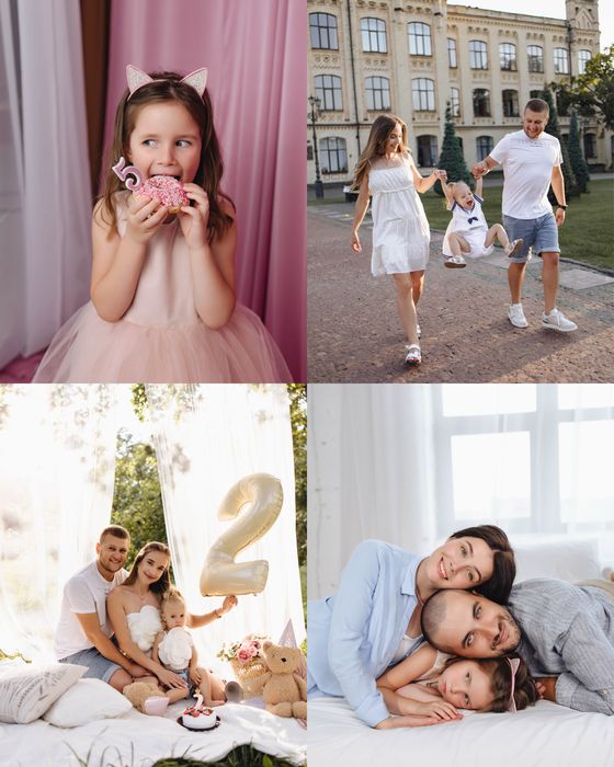 Фотогрф Київ Весілля, сімейні фотосесії, портрети