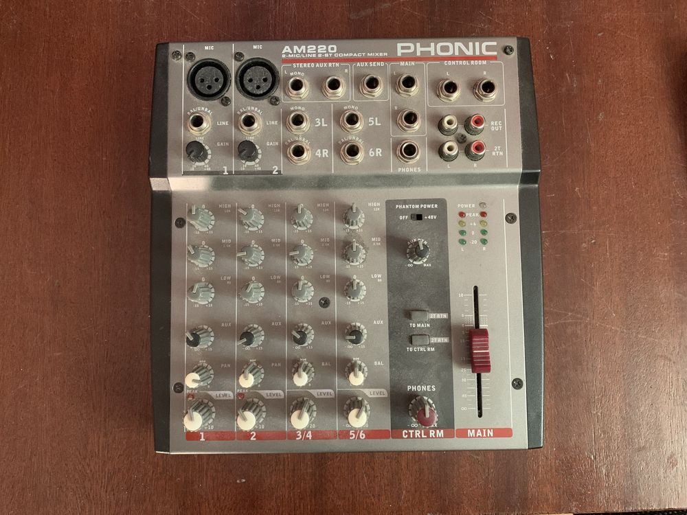 Микшерный пульт phonic am 220