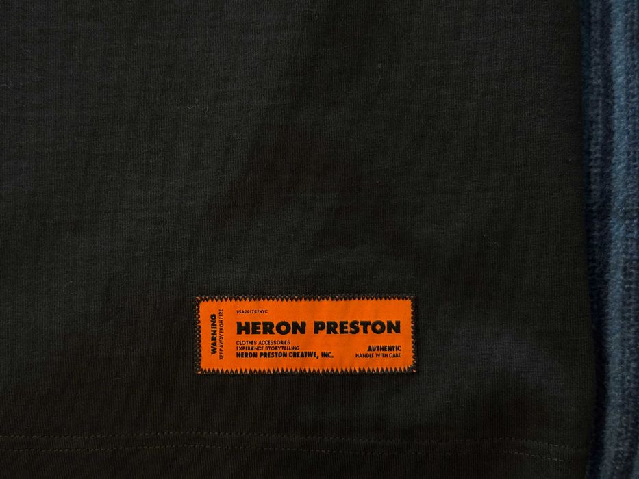 Футболка Heron Preston Black Spray 21 Size L Оригинал