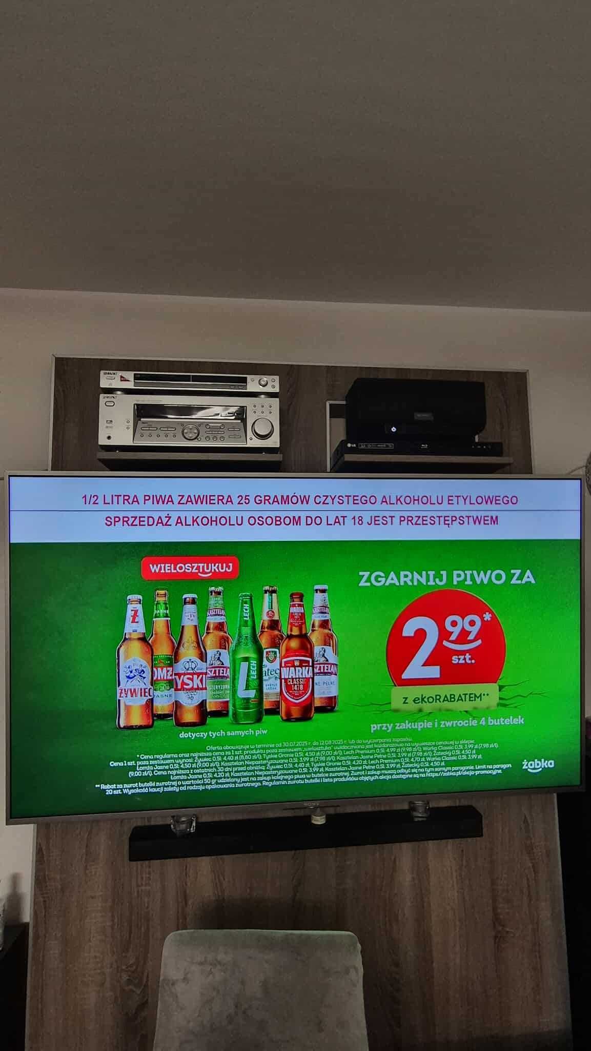 Telewizor LED SONY 65 cali model KD-65XE8577 grubość tylko 1 cm