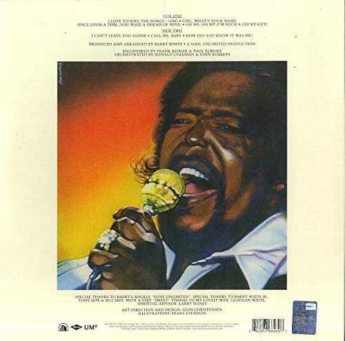 BARRY WHITE - I LOVE TO SING - LP - płyta nowa , zafoliowana