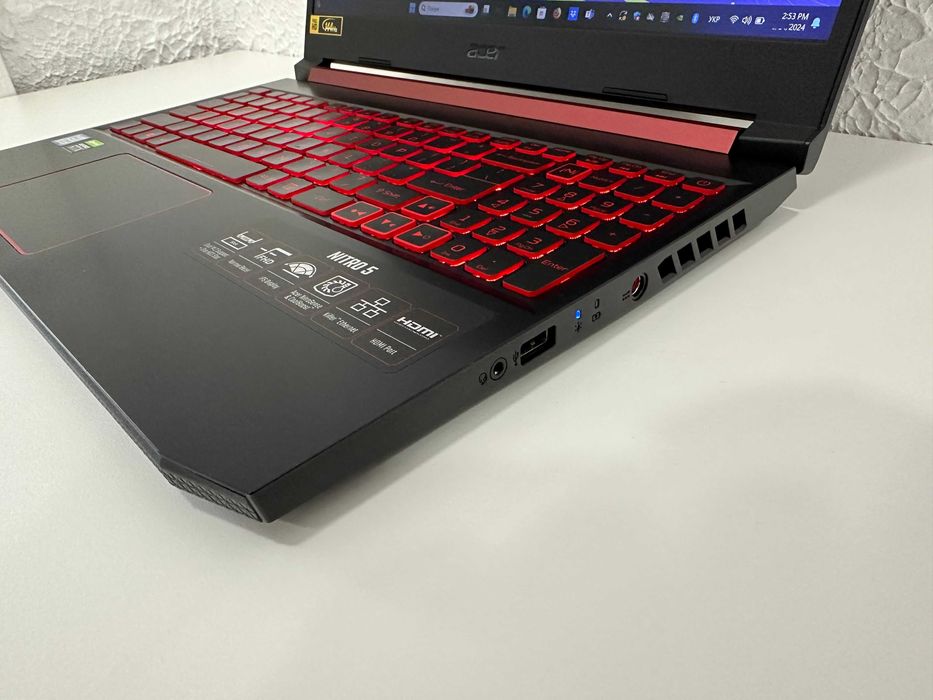 Игровой ноутбук Acer Nitro 5/144hz/i5-9300H/16gb/256SSD+1TB/RTX2060 6g