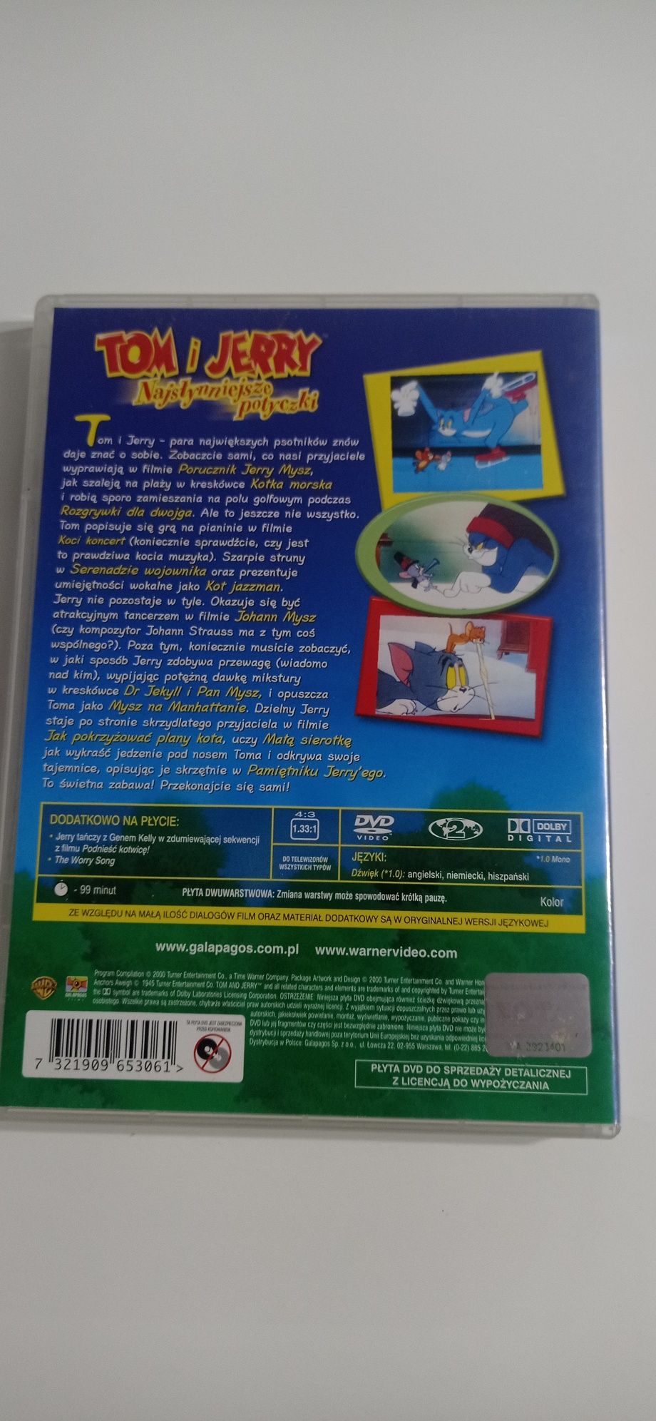 Tom i Jerry najsłynniejsze potyczki DVD