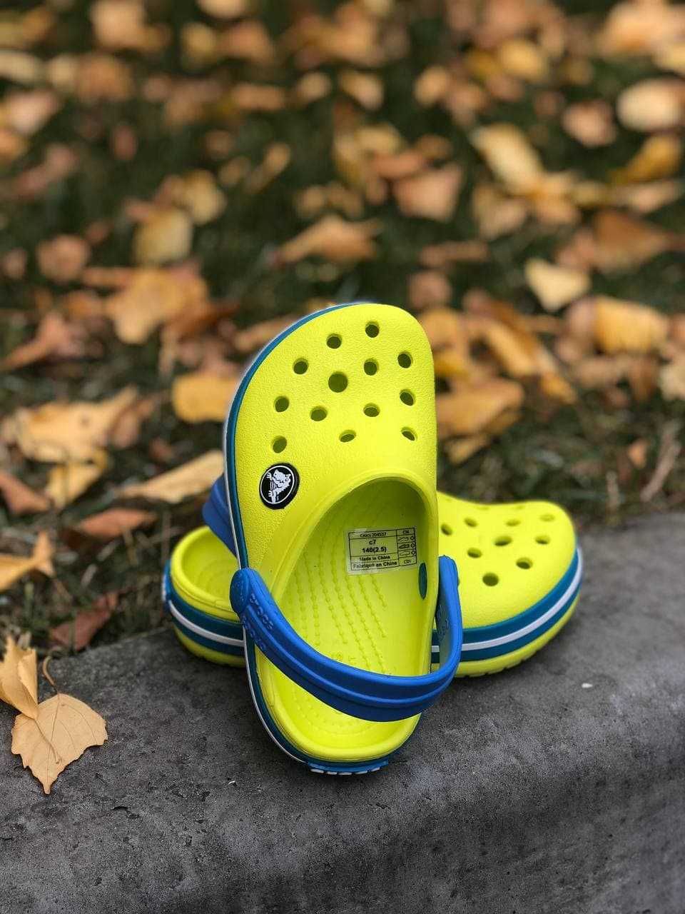 Купить Детские Кроксы Crocs Crocband Kids Navy Все Размеры 24-34