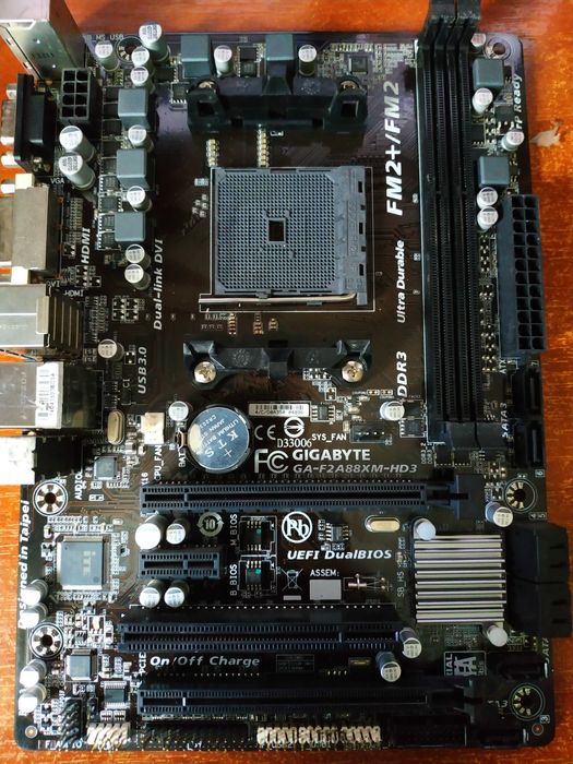 Материнка FM2+ Gigabyte GA-F2A88XM-HD3