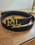 Pasek Ralph Lauren RLL czarny damski