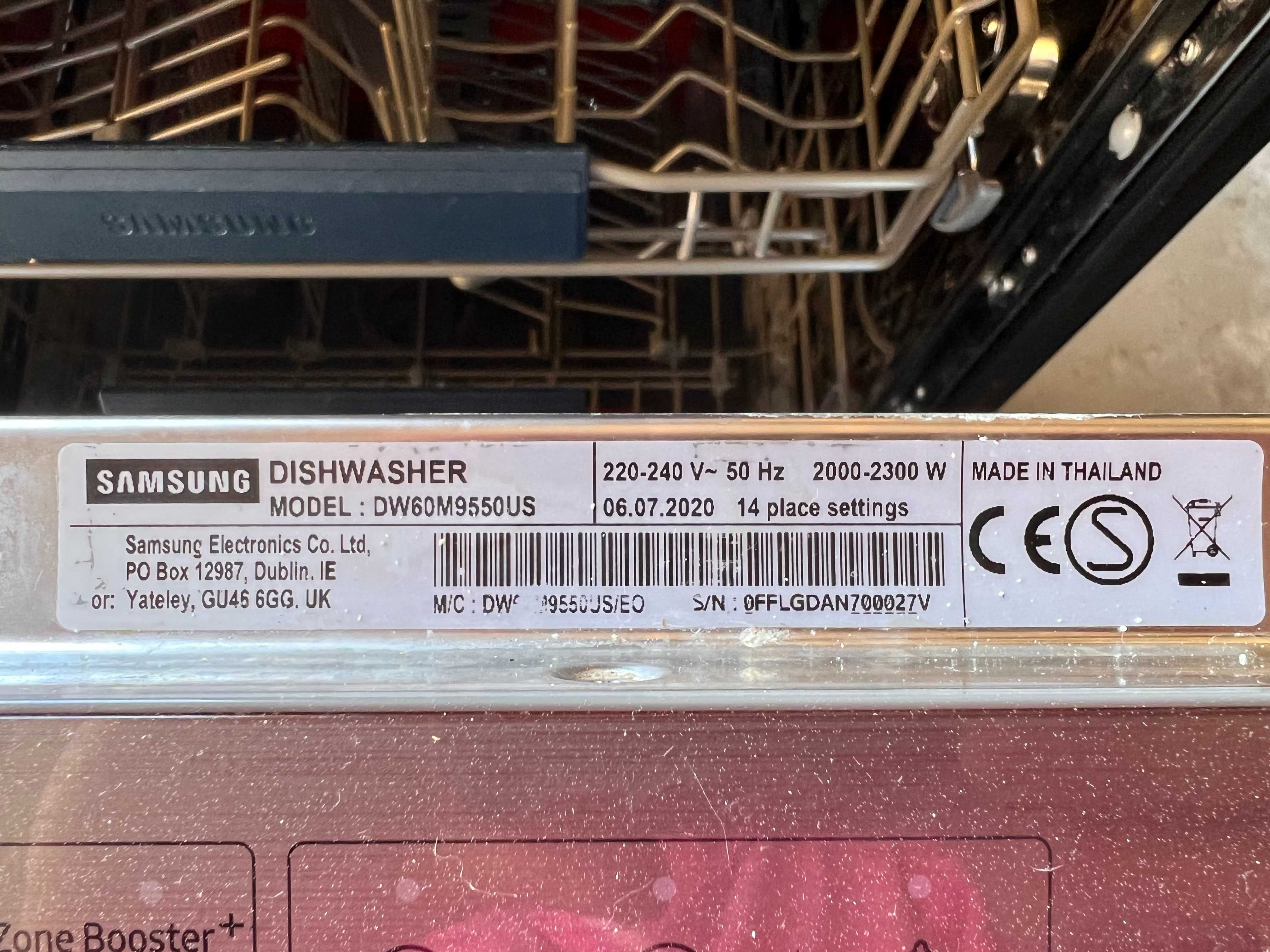 Zmywarka Samsung DW60M9550US