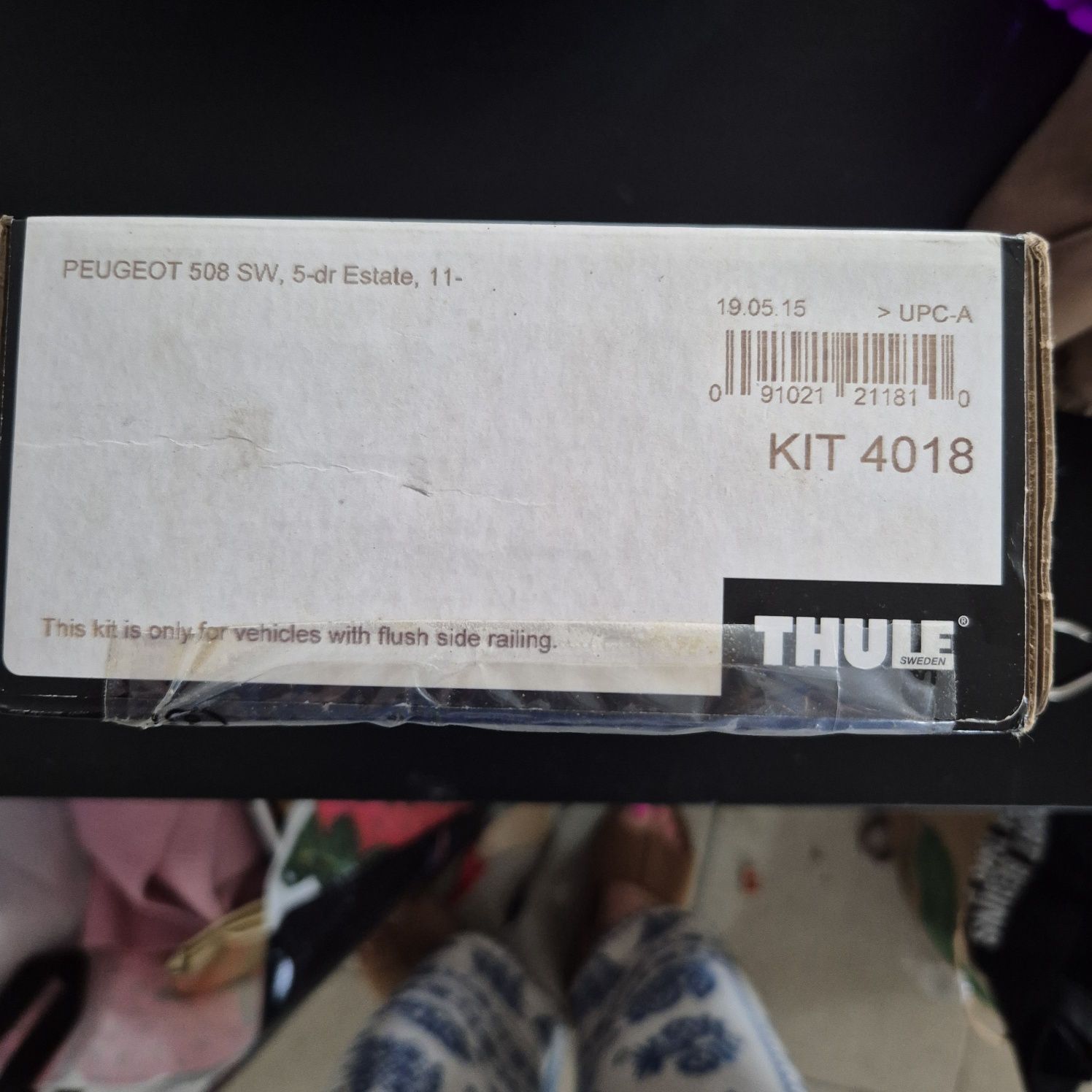 Kit completo de fixaçao Thule 4018