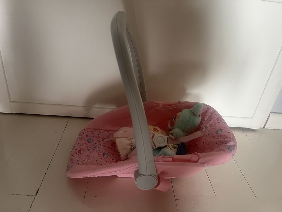 Wózek dziewczęcy dla lalek