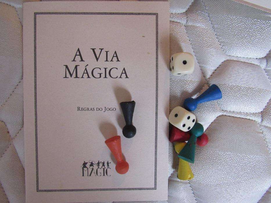 Jogo raro de tabuleiro Via Mágica edição limitada