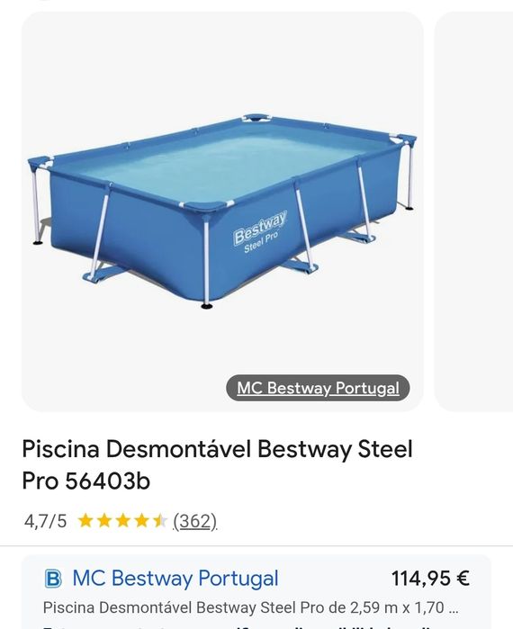 Piscina Nova na Caixa