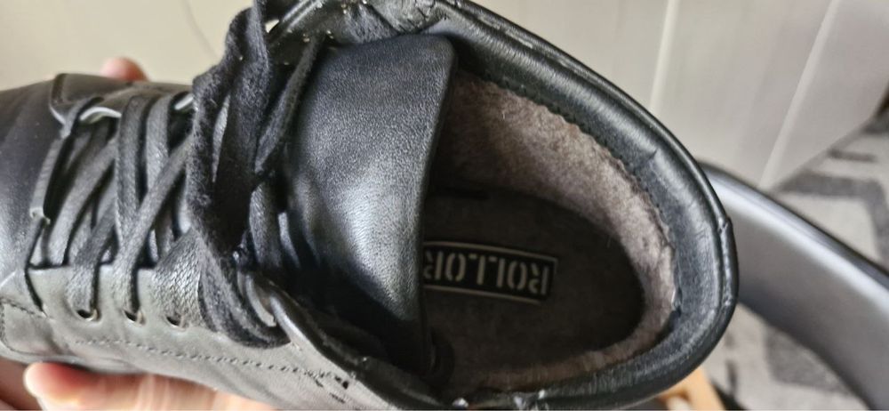 Ботинки кожа зима мужские